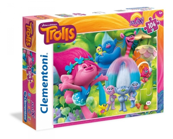 Puzzle Supercolor Maxi Trolle 104 (23981)