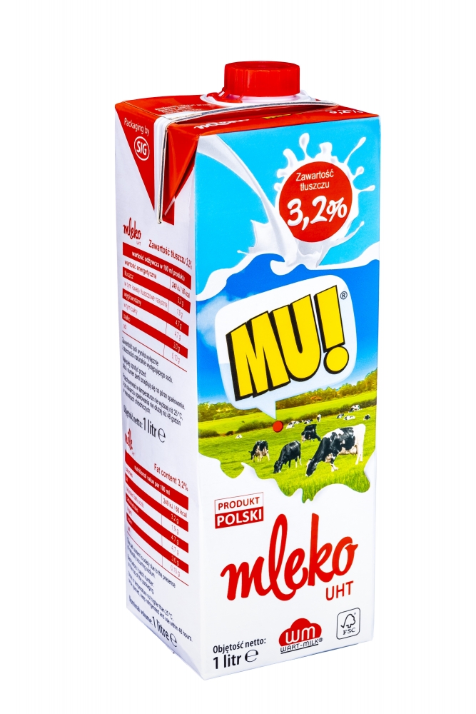 Mleko UHT MU! 3,2% 1 L