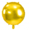 Balon foliowy okrągły Pastylka 45 cm złoty