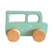 Drewniany Samochodzik dla Najmłodszych Niebieski