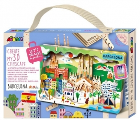 Stwórz pejzaż miejski Barcelona - puzzle drewniane 3D (PZ245081)