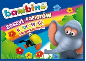 Zeszyt papierów kolorowych samoprzylepnych B4 Bambino, 8 kartek