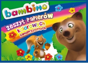 Zeszyt papierów kolorowych samoprzylepnych B4 Bambino, 8 kartek