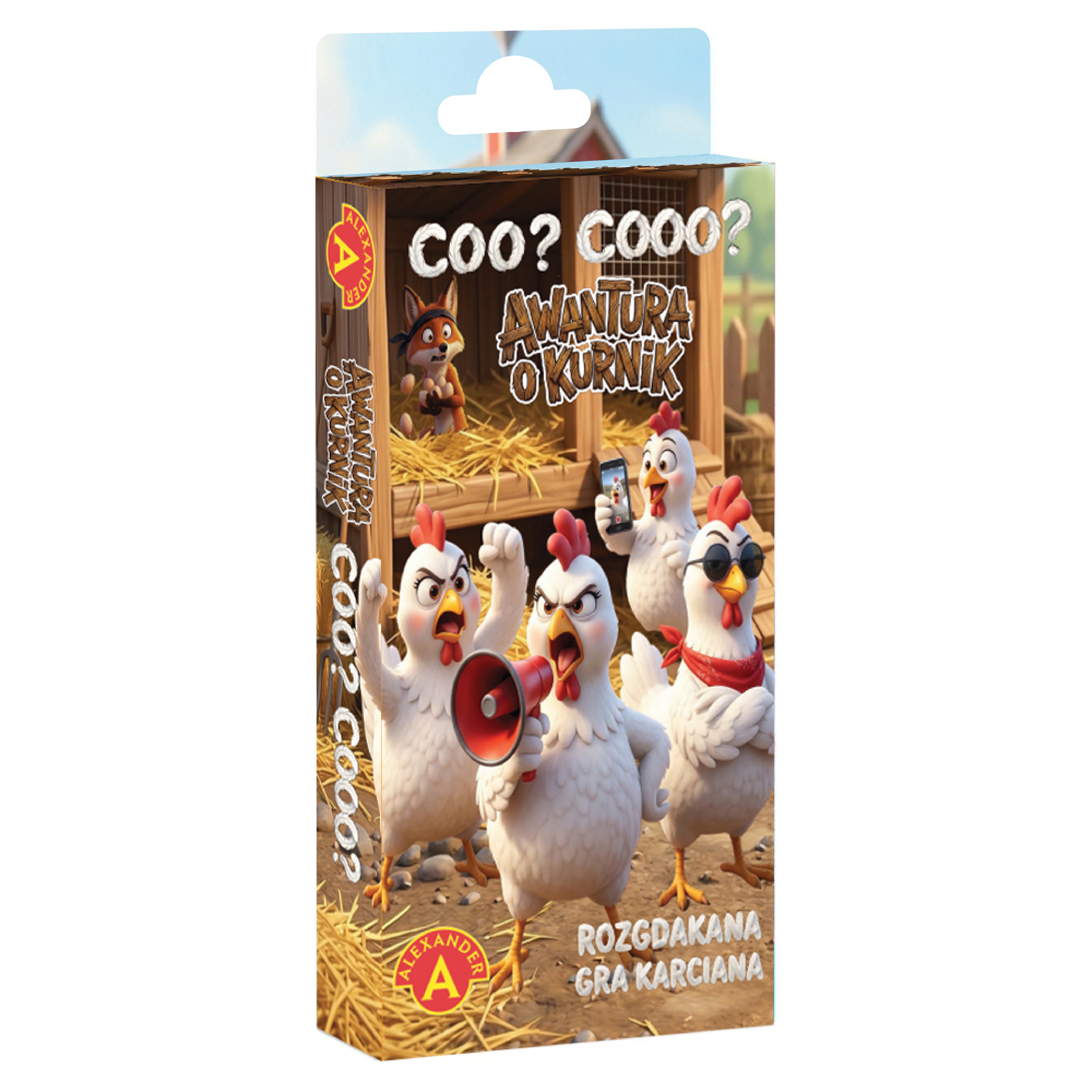Coo? Cooo? Awantura o Kurnik - kieszonkowa rodzinna gra karciana