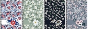 Kołozeszyt A4/80K kratka Flower (5szt)