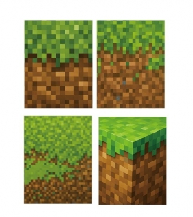 Torebka prezentowa L Minecraft