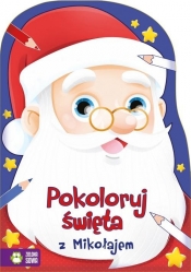 Pokoloruj święta z Mikołajem - Jednoróg Justyna
