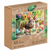 Aleksander, Puzzle drewniane 50 el. Wielkanocny zajączek - Easter Bunny (5082)