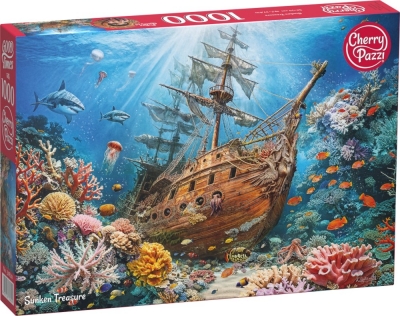 <img src='https://webimage.pl/pics/820/0/d5903728730820.jpg' style='height:440px' /> Puzzle 1000 CherryPazzi Sunken Treasure 30820