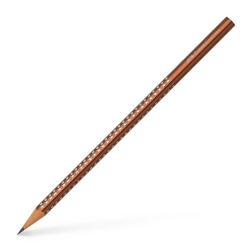 Ołówek Sparkle Metal brązowy 12 sztuk