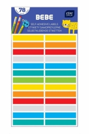 Etykiety samoprzylepne 78szt Bebe Kids