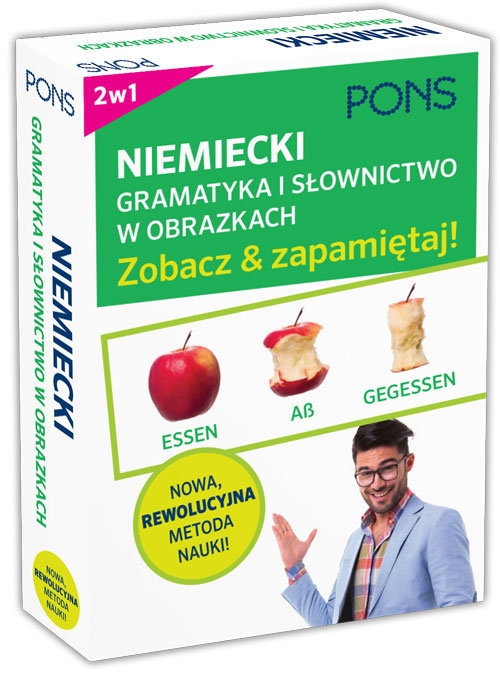 Gramatyka i słownictwo niemieckie w obrazkach - zobacz i zapamiętaj!