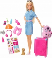 Barbie Dreamhouse Adventures: Barbie w podróży - Lalka + akcesoria (FWV25)