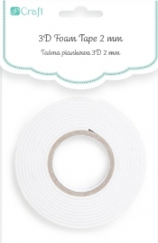 Taśma piankowa 3D 2mm 1,5cm x 2,2m GSTA-012