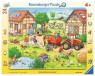 Ravensburger, Puzzle ramkowe 24: Moja mała farma (6582) Wiek: 4+