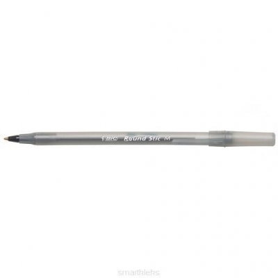 Długopis Round Stick czarny z kodem (60szt) BIC