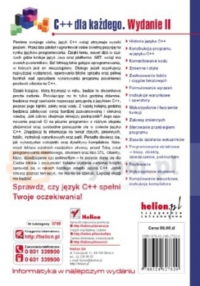 C++ dla każdego - Liberty Jesse, Rao Siddhartha, Jones Bradley L.