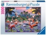 Ravensburger, Puzzle 1000: Flamingi (17082) Wiek: 14+