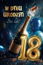 Karnet Urodziny grający 18