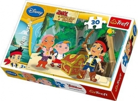 Puzzle 30 Jake i piraci z Nibylandii Skarb (18182)