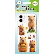 Naklejki Mobile Phone - Hungry Kapi, Kapibara, 90x205 mm