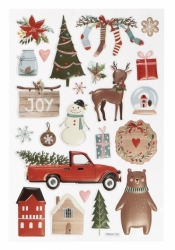 Naklejki świąteczne wzory 3D