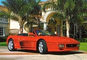 260x PUZZLE KARTONOWE FERRARI 348 WIEK 5+