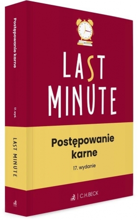Last Minute. Postępowanie karne + testy online - Opracowanie zbiorowe