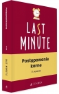 Last Minute. Postępowanie karne + testy online - Opracowanie zbiorowe