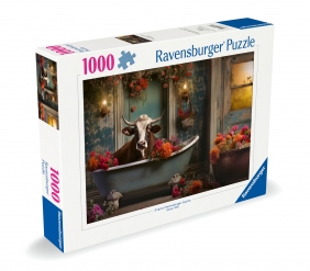 Ravensburger, Puzzle 1000: Krowa w kąpieli (12000782)
