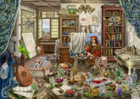 Ravensburger, Puzzle Exit 759: Studio artysty (16782)