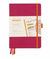 Notes Rhodia - Rhodiarama Goalbook raspberry A5 - kropki - Hardcover