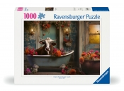 Ravensburger, Puzzle 1000: Krowa w kąpieli (12000782)