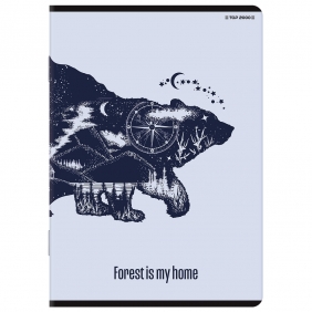 Zeszyt Top 2000 Basic A5/80k kratka z marginesem, 1 szt