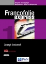 Francofolie express 1 Zeszyt ćwiczeń z języka francuskiego z 2 płytami CD Boutegege Regine, Supryn-Klepcarz Magdalena