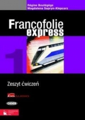 Francofolie express 1 Zeszyt ćwiczeń z języka francuskiego z 2 płytami CD (Uszkodzona okładka)
