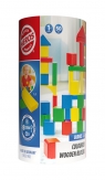 Heros, Drewniane kolorowe klocki 50 el. w pudełku Wiek: 1+