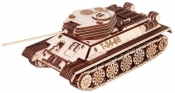 Puzzle Drewniane 3D Czołg T-34-85