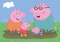 Ravensburger, Puzzle 2x24 Świnka Peppa - Zabawa w błocie (090822)