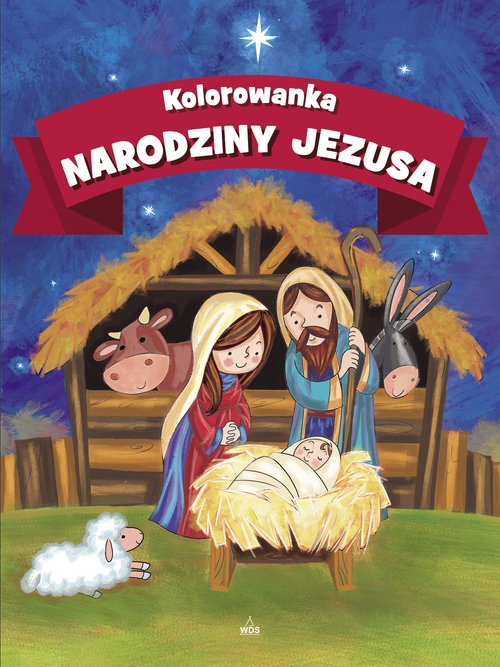 Kolorowanka - Narodziny Jezusa