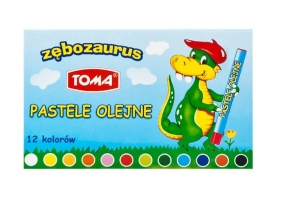 Pastele olejowe Zębozaurus 12 kol.TO-581