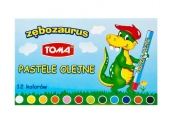 Pastele olejowe Zębozaurus 12 kol.TO-581