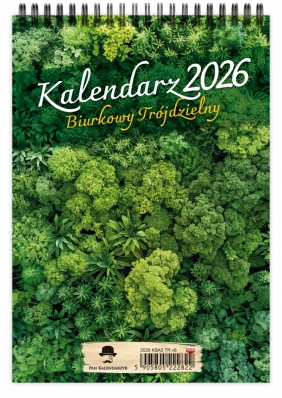 Kalendarz 2026 trójdzielny - Pionowy A5, 1 szt.