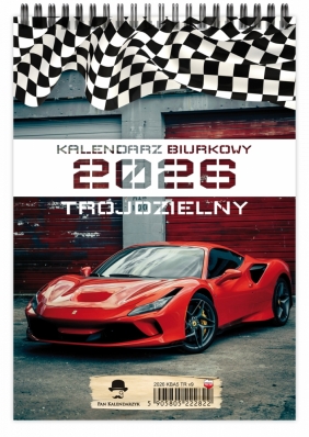 Kalendarz 2026 trójdzielny - Pionowy A5, 1 szt.