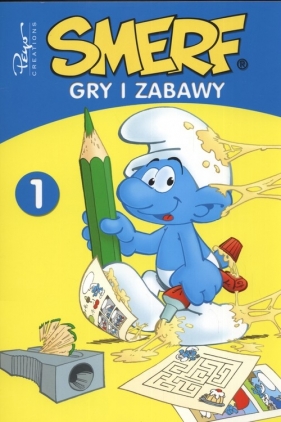 Smerfy Gry i zabawy t. 1 kolorowanka