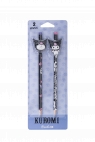 Coolpack, Ołówek z gumową nakładką - Kuromi, 2 szt (13822PTR)