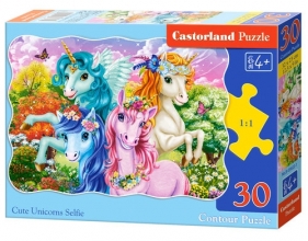 Puzzle 30 el. Cute Unicorns Selfie B-03822