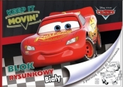 Blok rysunkowy biały A4/20K - Cars