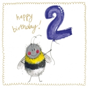 Karnet Urodziny 2 S537 Pszczółka