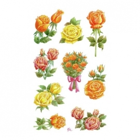 Naklejki kreatywne Z Design - Kwiaty, róże (54482)